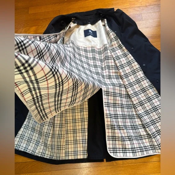 【Burberry】Nova Check Trench Coat Jacket with LinerSize S